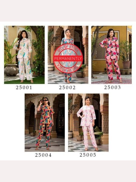 Heavy Muslin With Digital Printed Work Co Ord Set CO ORD Sets