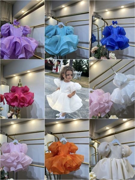 Heavy Organza Full Flair Kids Frock Collection  Girls Wear