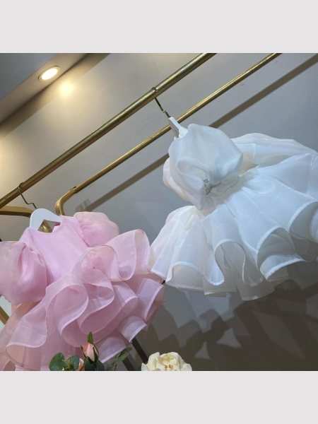 Heavy Organza Full Flair Kids Frock Collection  Girls Wear