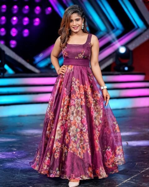 Heavy Organza Silk Digital Printed Gown Ready To Wear Collection