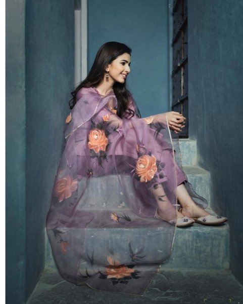 Heavy Pure Maska Cotton Silk Kurti Plazzo With Dupatta 3 Piece Kurti Set