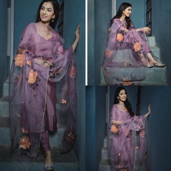 Heavy Pure Maska Cotton Silk Kurti Plazzo With Dupatta 3 Piece Kurti Set