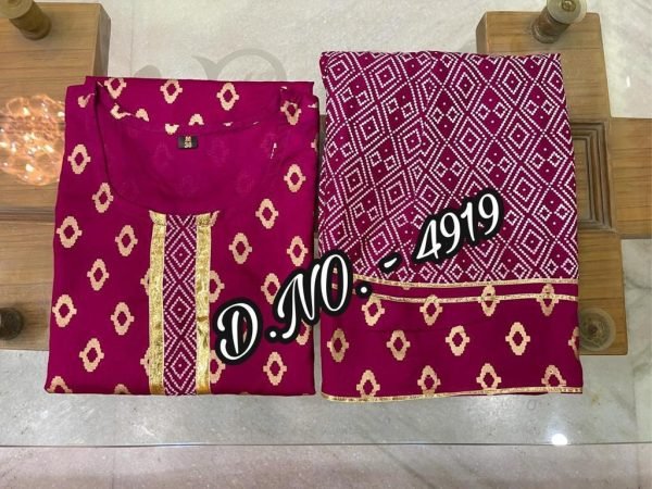 Heavy Rayon 14 Kg  Best Quality Fabric Long Kurti With Flared Plazzo Jaipuri Cotton Kurtis Wholesale