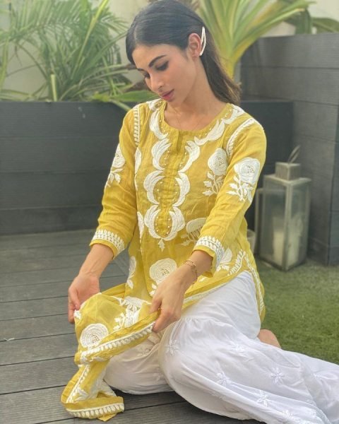 Heavy Rayon Kurti And Pant  Ready To Wear Collection