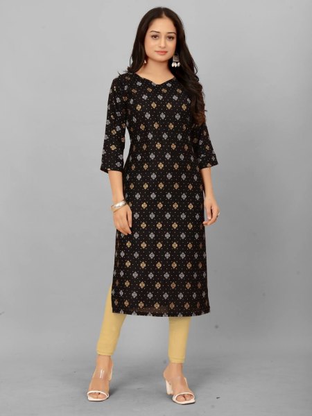 Heavy Rayon Printed Kurti For Women   Printed Kurtis