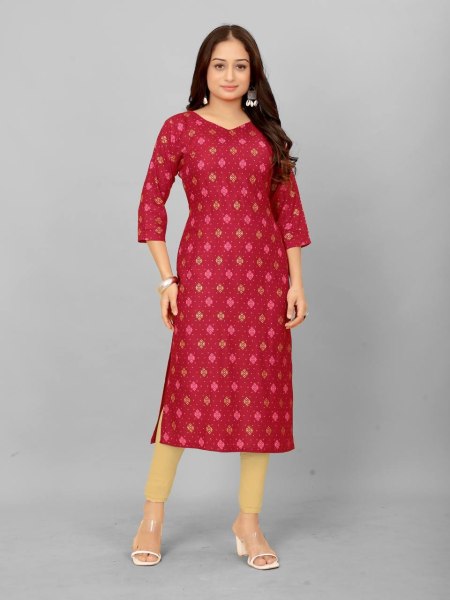 Heavy Rayon Printed Kurti For Women   Printed Kurtis