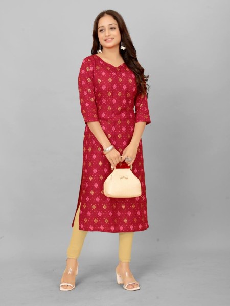 Heavy Rayon Printed Kurti For Women   Printed Kurtis