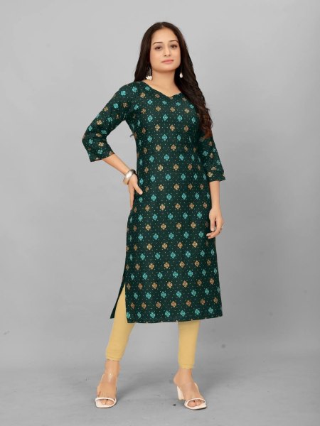 Heavy Rayon Printed Kurti For Women   Printed Kurtis