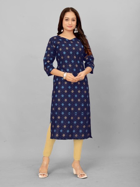 Heavy Rayon Printed Kurti For Women   Printed Kurtis