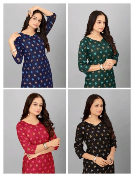 Heavy Rayon Printed Kurti For Women   Printed Kurtis