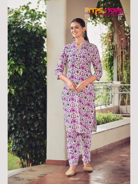 Heavy Reyon Print Full Co ord Set Collection  Full Set Kurti