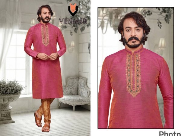 Heavy silk with embroidery work party wear Kurta Pajama Collection  Kurta Pajama Wholesale