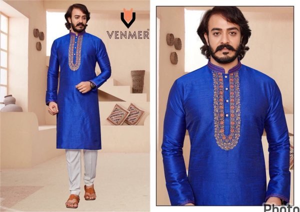 Heavy silk with embroidery work party wear Kurta Pajama Collection  Kurta Pajama Wholesale