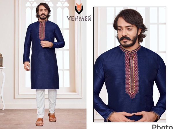 Heavy silk with embroidery work party wear Kurta Pajama Collection  Kurta Pajama Wholesale