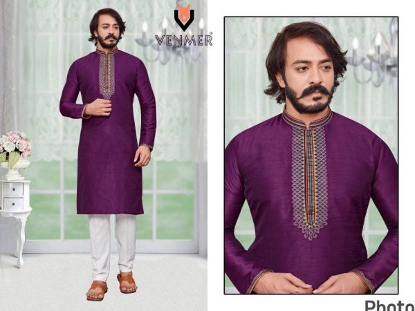 Heavy silk with embroidery work party wear Kurta Pajama Collection  Kurta Pajama Wholesale