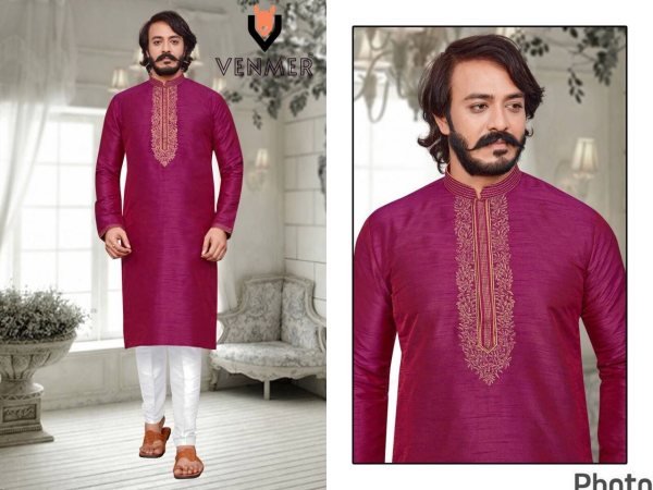 Heavy silk with embroidery work party wear Kurta Pajama Collection  Kurta Pajama Wholesale