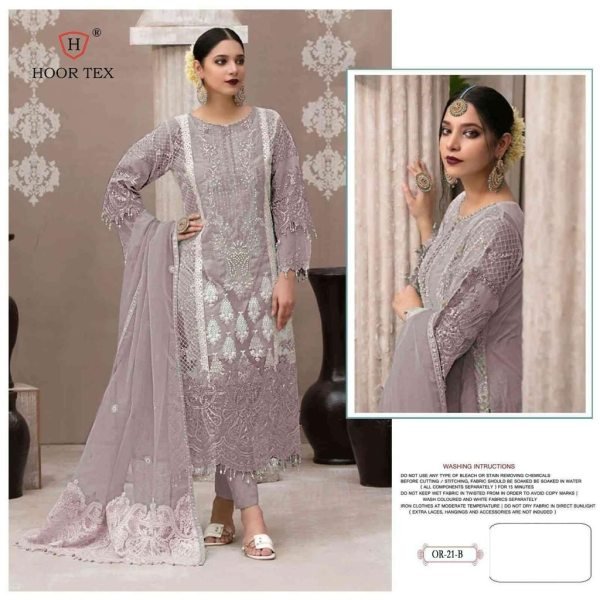 Hevy Organza With Embroidery Work + Beautiful Moti Work Pakisatani suit Pakistani Suits Wholesale