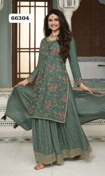 Hit Designe Women Heavy Plazzo Suits Collection  Designer Plazzo Salwar Suits Wholesale