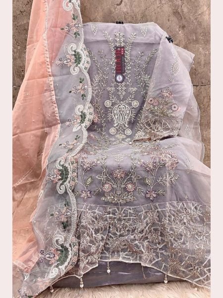 Hoor Tex Heavy Organza Pakistani Suits Collection  Pakistani Suits Wholesale