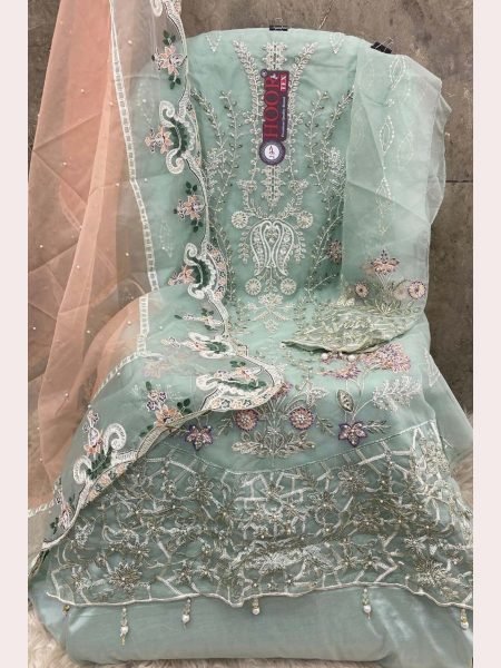 Hoor Tex Heavy Organza Pakistani Suits Collection  Pakistani Suits Wholesale