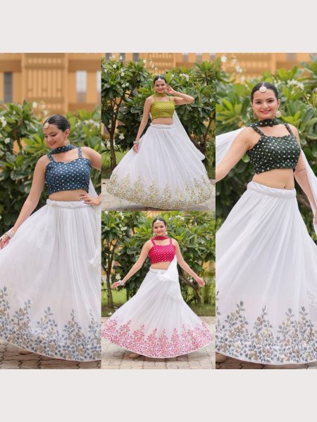 In New Design Pure Georgette Lehenga Choli Collection  Designer Lehenga Choli