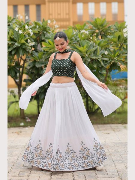 In New Design Pure Georgette Lehenga Choli Collection  Designer Lehenga Choli