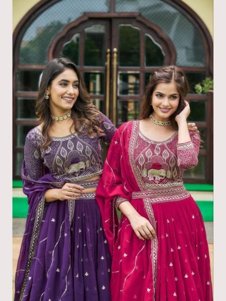 In Wholesale Rate Embroidery Sequence Work Lehenga Choli  Designer Lehenga Choli