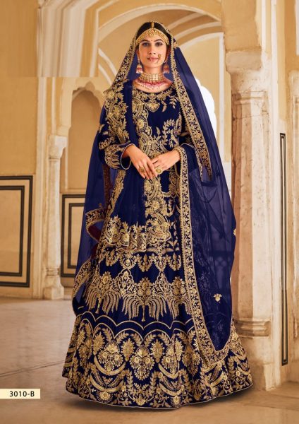 Indian Wedding Culture Heavy Velvet Lehenga Choli  Bridal Lehenga Choli