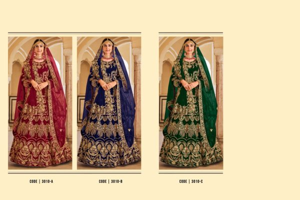 Indian Wedding Culture Heavy Velvet Lehenga Choli  Bridal Lehenga Choli