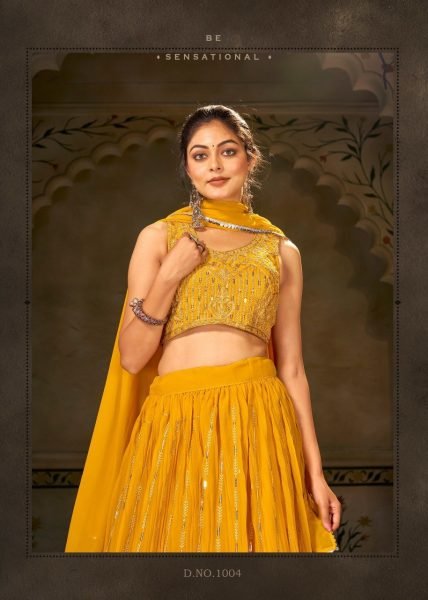 Indian Wedding Embroidered Georgette Lehenga Collection Designer Lehenga Choli