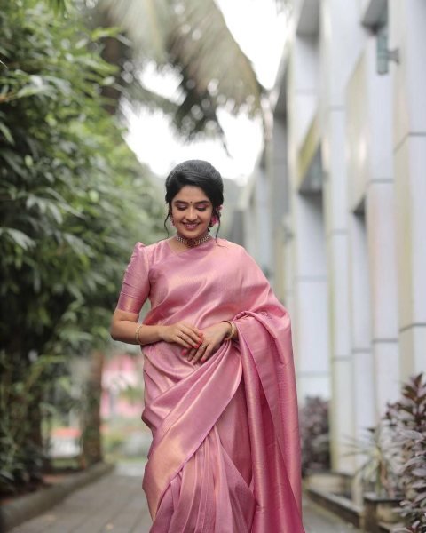 Indian Wedding Wear Soft Lichi Silk Banarasi Saree  Silk Sarees Wholesale