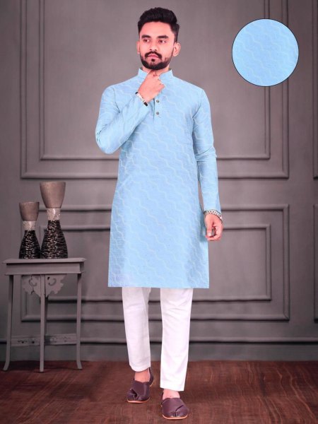 Jacquard Weaving Mens Kurta Pajama  Kurta Pajama Wholesale