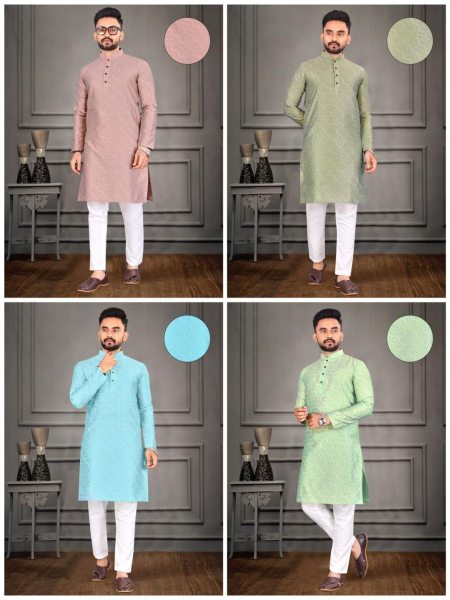 Jacquard Weaving Mens Kurta Pajama  Kurta Pajama Wholesale