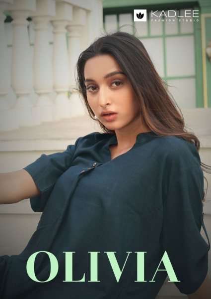 Kadlee Olivia Rayon Flex Co Ord Set Stylish Top  & Bottom for Women Full Set Kurti