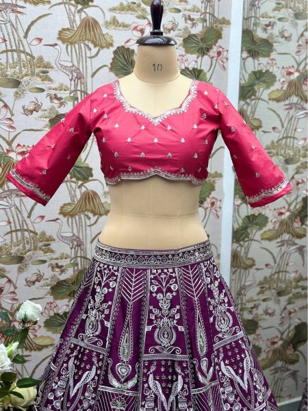 Kiara Advanis Silk Embroidery Work Lehenga Choli  Designer Lehenga Choli