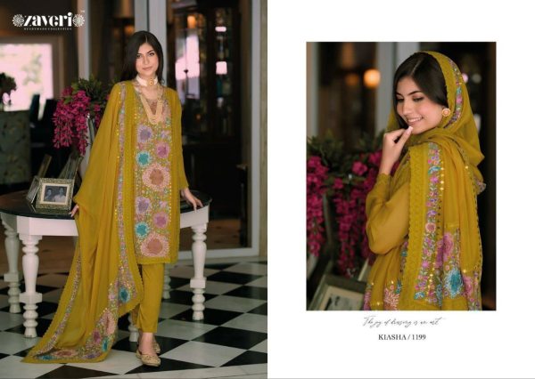 KIASHA  presents  organza with fancy embroidery  work with khatali work Salwar suit Churidar Salwar Suits Wholesale