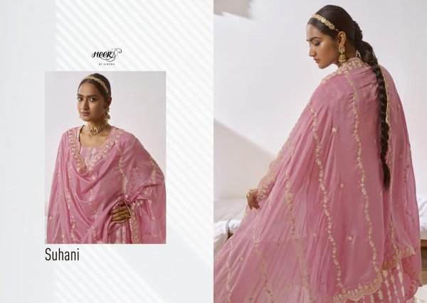 Kimora Heer Suhani Series 9001-9008 Pure Muslin Suit  Designer Plazzo Salwar Suits Wholesale