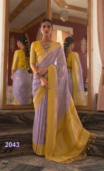 Kimora SANGANER Tradition  Pure Georgette   With Jari Weaving Saree Georgette Sarees Wholesale