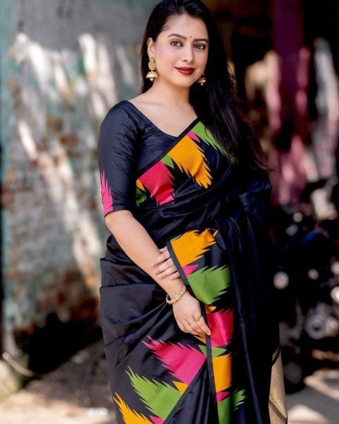 latest Banarasi Soft Silk Saree With Jacquard Border Banarasi Saree Wholesale