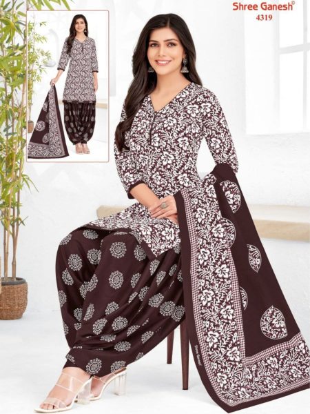 Latest Collection Of Cotton Dress Material With Digital Print For Women Shree Ganesh Dress Material