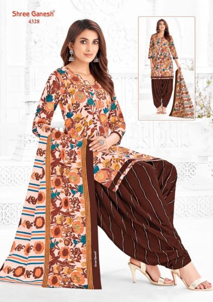 Latest Collection Of Cotton Dress Material With Digital Print For Women Shree Ganesh Dress Material