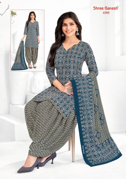 Latest Collection Of Cotton Dress Material With Digital Print For Women Shree Ganesh Dress Material