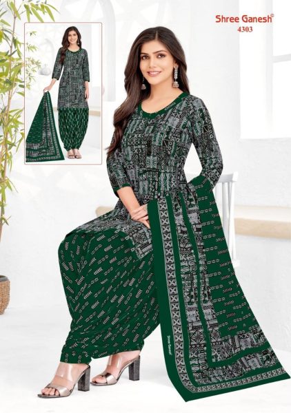 Latest Collection Of Cotton Dress Material With Digital Print For Women Shree Ganesh Dress Material