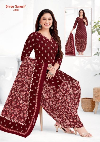 Latest Collection Of Cotton Dress Material With Digital Print For Women Shree Ganesh Dress Material