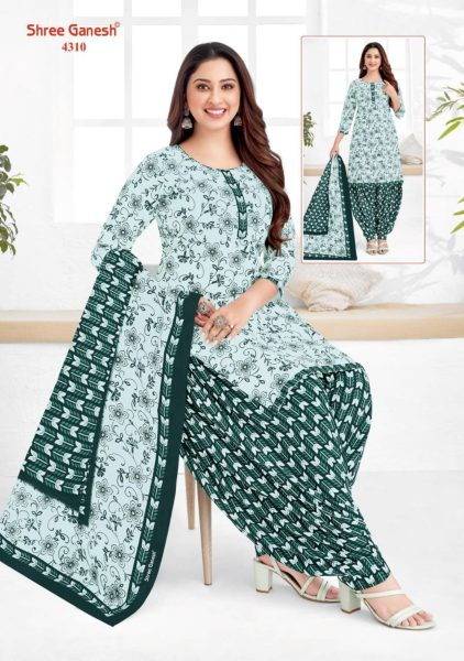 Latest Collection Of Cotton Dress Material With Digital Print For Women Shree Ganesh Dress Material