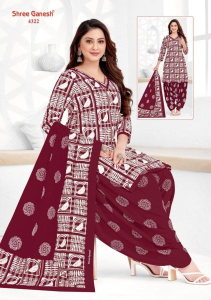 Latest Collection Of Cotton Dress Material With Digital Print For Women Shree Ganesh Dress Material