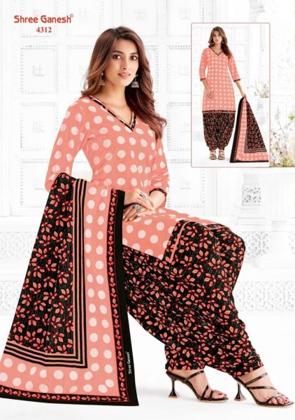 Latest Collection Of Cotton Dress Material With Digital Print For Women Shree Ganesh Dress Material