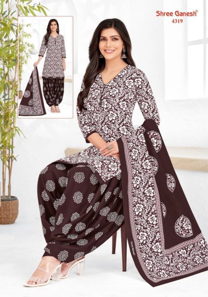 Latest Collection Of Cotton Dress Material With Digital Print For Women Shree Ganesh Dress Material