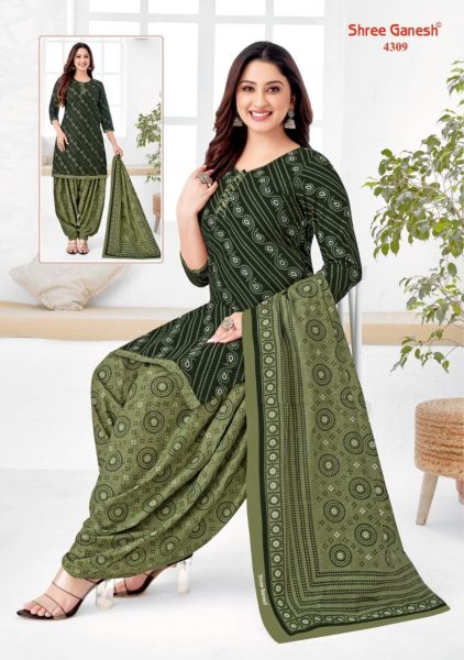 Latest Collection Of Cotton Dress Material With Digital Print For Women Shree Ganesh Dress Material