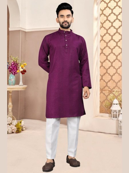Designer Lucknowi Embroidered Kurta Pajama Premium Quality  Festive Collection